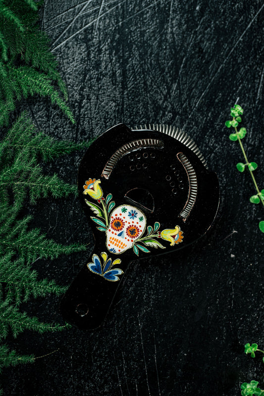 Strainer “Hand Painted Calavera”