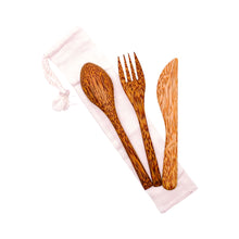 Load image into Gallery viewer, Coconut Wood Cutlery
