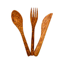 Load image into Gallery viewer, Coconut Wood Cutlery
