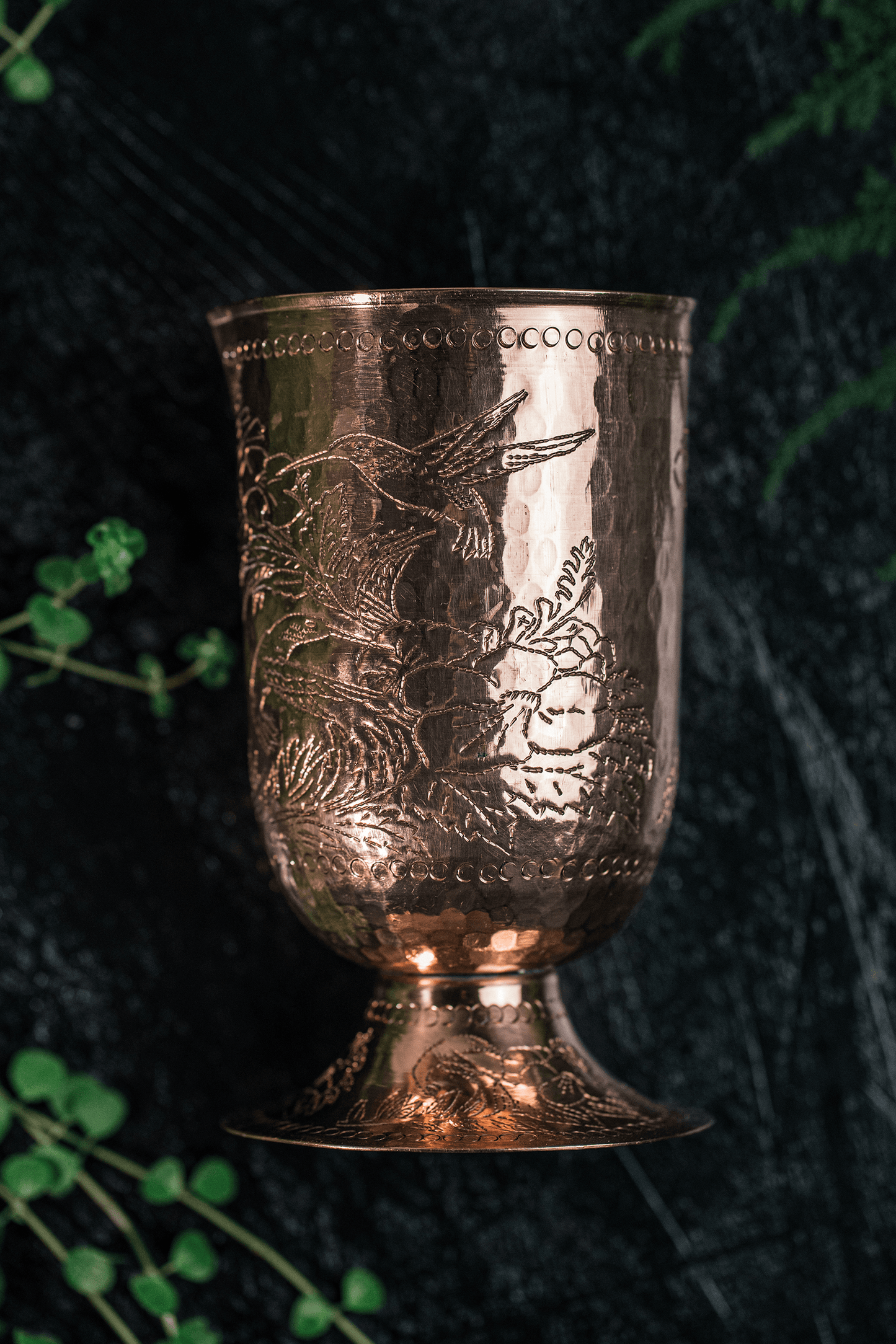 Vaso Mezclador “Colibrí Grabado”